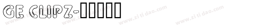GE Clipz字体转换